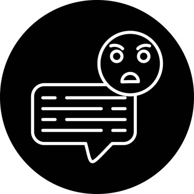 Konuşma balonu. Web simgesi