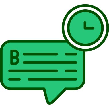 Konuşma balonu vektör çizimi