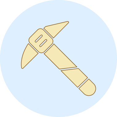 Tornavida. Web simgesi basit illüstrasyon