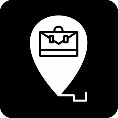 harita işaretleyici vektör sembol tasarımı