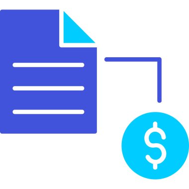 Para için. Web simgesi basit illüstrasyon