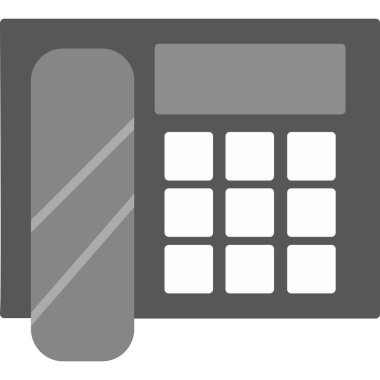 hesap makinesi düz simge vektör