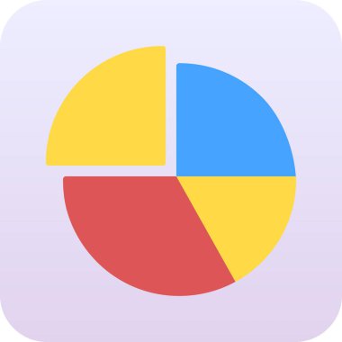 Üzerinde çizelge olan pasta grafiği.