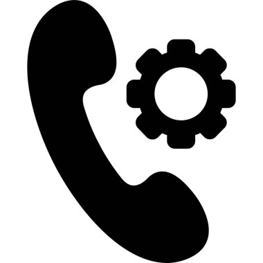 telefon simgesi, vektör illüstrasyonu