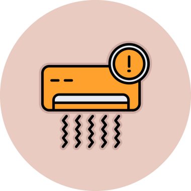 Tek bir izole simgenin vektör illüstrasyonu