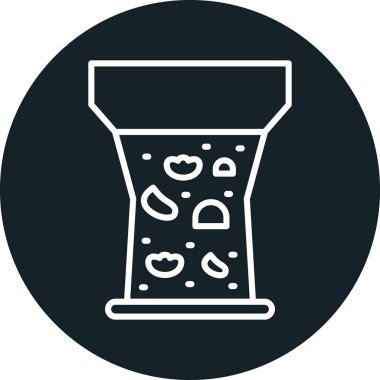 Gıda simgesinin vektör illüstrasyonu