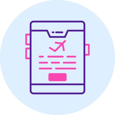 Pano. Web simgesi basit illüstrasyon