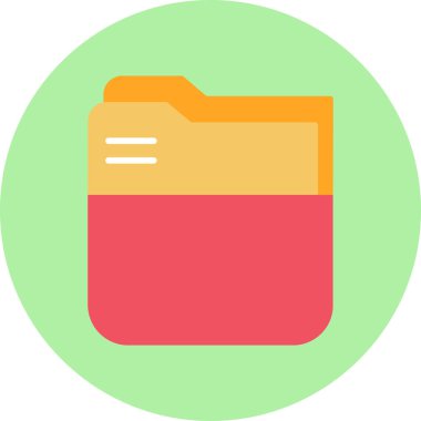 Dosya. Web simgesi basit illüstrasyon