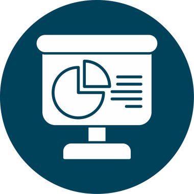 Pasta grafiğinin vektör simgesi