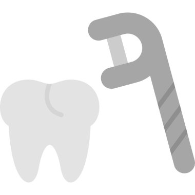 İngiliz anahtarı simgesi olan diş, basit biçim