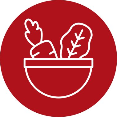 Gıda ikonunun vektör çizimi, gıda kavramı