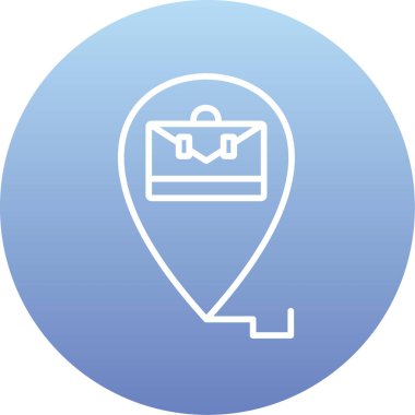 Harita işaretleyici. Web simgesi