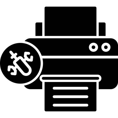 Araba motoru simgesi. Web için basit motor vektör simgesi çizimi