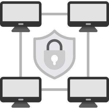 siber güvenlik veri simgesi