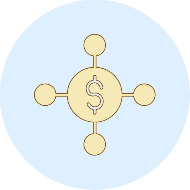 şebeke. Web simgesi basit illüstrasyon