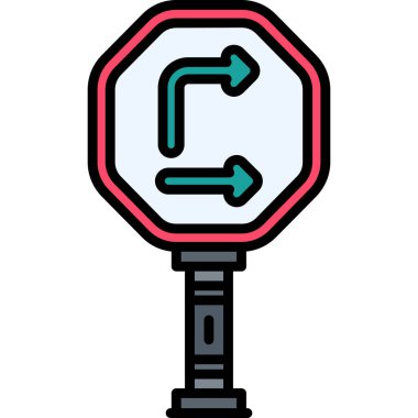 Yol tabelası. Basit tasarım