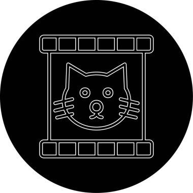 Bir Cadılar Bayramı simgesinin vektör illüstrasyonu