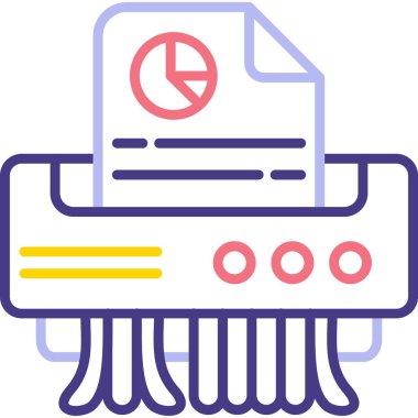 Belge. Web simgesi basit illüstrasyon