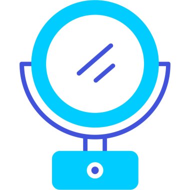 Basit vektör simgesi, büyüteç çizimi