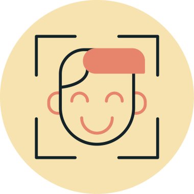 Çocuk simge vektör çizim