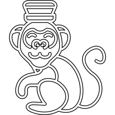 maymun ikonu. maymun işareti. maymun simgesi.