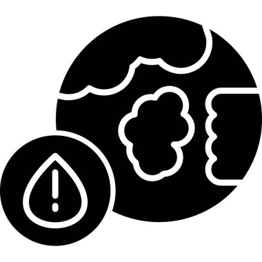 Bulut simgesi vektör illüstrasyonu