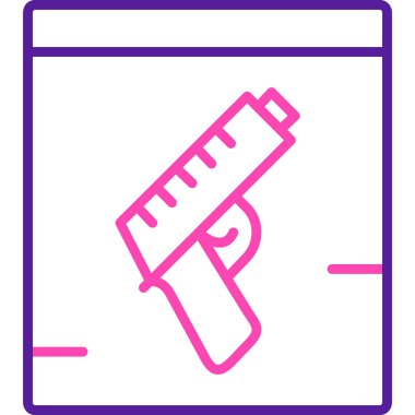 Bir matkap simgesinin vektör illüstrasyonu