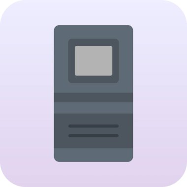 kalkan ağ simgesi basit vektör illüstrasyonu