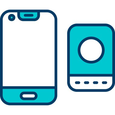 Telefon simgesi vektör illüstrasyonu