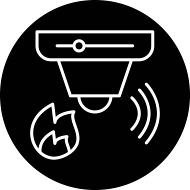 Uyarı çanı simgesi ana hat biçiminde