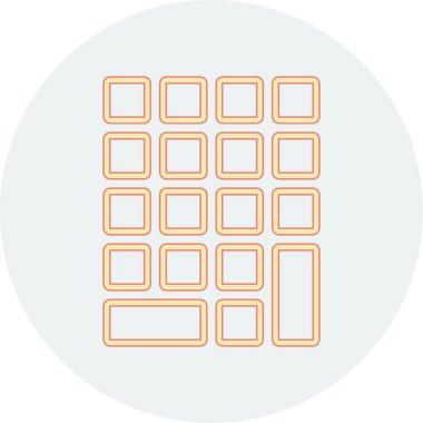 Modern b 'nin vektör illüstrasyonu eksik simgesi