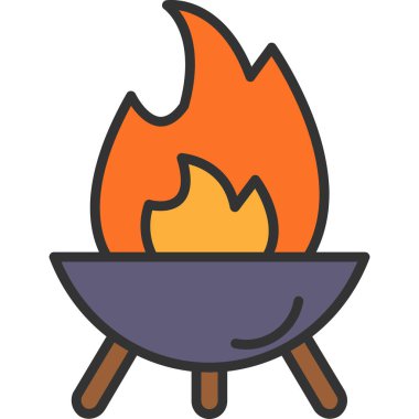 Simge vektör resimlemesini ateşle