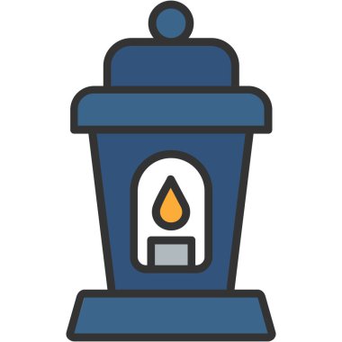 Fener. Web simgesi basit illüstrasyon