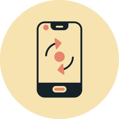 cep telefonu, vektör illüstrasyonu