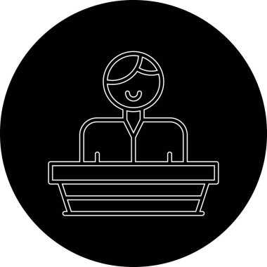 Modern eğitim ikonunun vektör illüstrasyonu