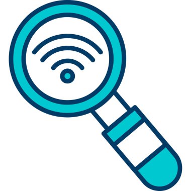 Moda biçimi izole edilmiş arka planda internet bağlantısı simgesi