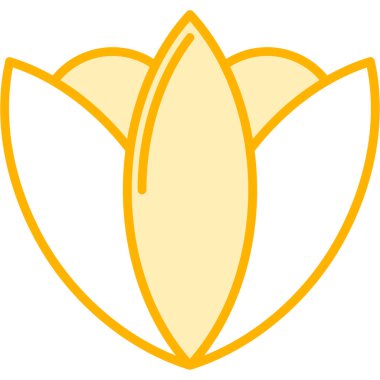 Lale. Web simgesi basit illüstrasyon