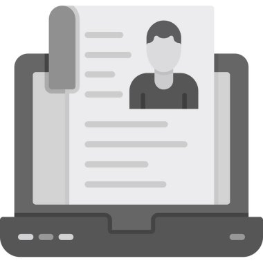 kağıt dökümanlı bir dizüstü bilgisayar