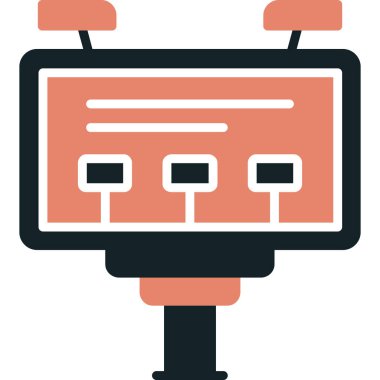 - İnternet. Web simgesi basit illüstrasyon