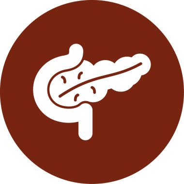 mide yuvarlanmış vektör simgesi