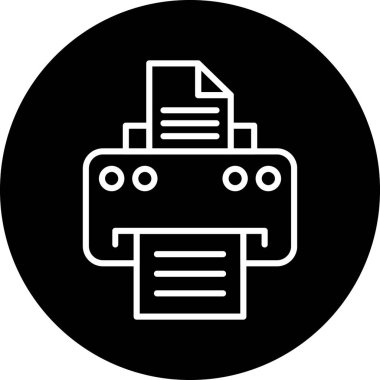 Vektör belgesi Simge illüstrasyonu