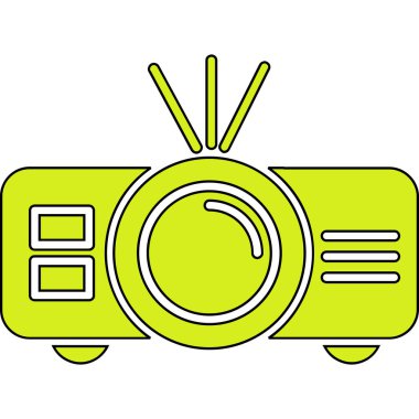 televizyon simgesi vektör illüstrasyonu