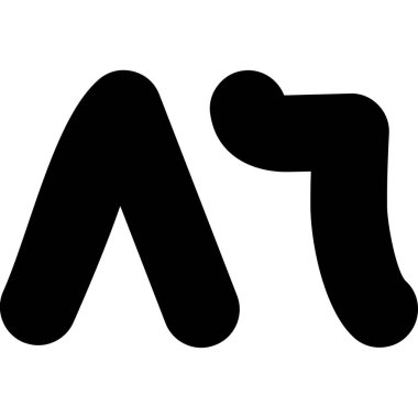 Vektör el çizilmiş yazı tipi