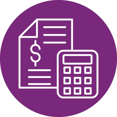 Kartvizit simgesinin vektör illüstrasyonu