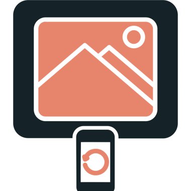 Modern simgenin vektör illüstrasyonu