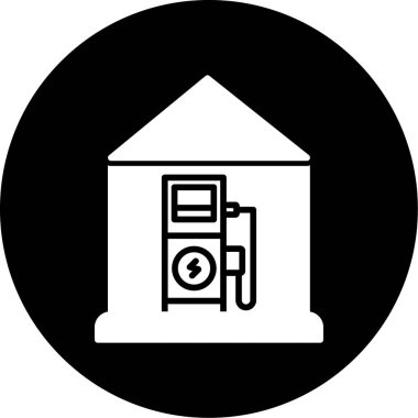 Modern ev simgesinin vektör illüstrasyonu