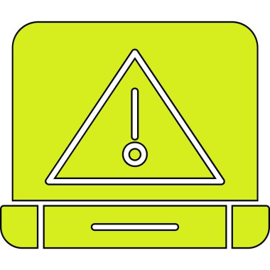 Kişisel simge ticari kullanımı için uyarı vektör simgesi simgesi vektör çizimi..