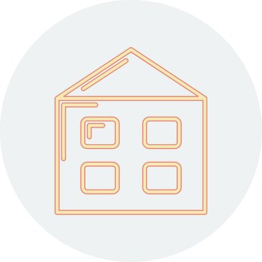 ev simgesi vektör illüstrasyonu