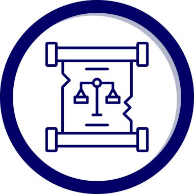 Ölçek simgesi vektör illüstrasyonuName