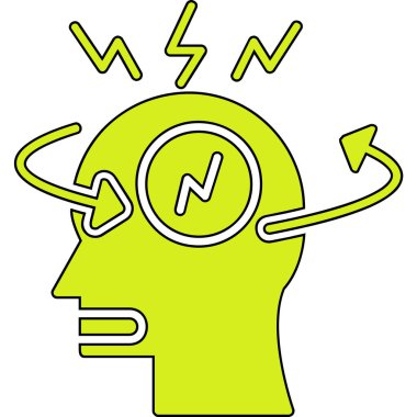 Beyin fırtınası yaratıcı fikir simgesi